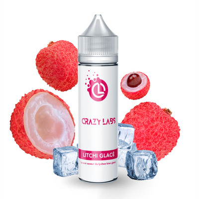 litchi glacé 75ml crazy labs